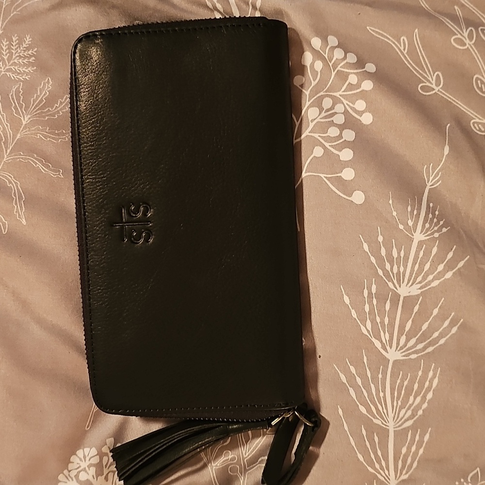 Sts Black Geometric Pattern Wallet - image 2